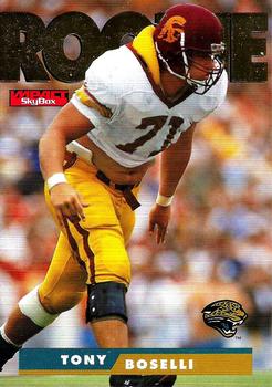 Tony Boselli Jacksonville Jaguars 1995 SkyBox Impact NFL Rookie Card #170